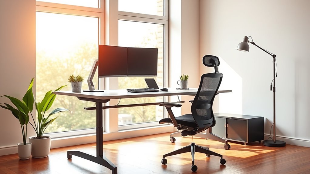 ergonomic home office setup