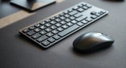 ergonomic keyboard and mouse setup