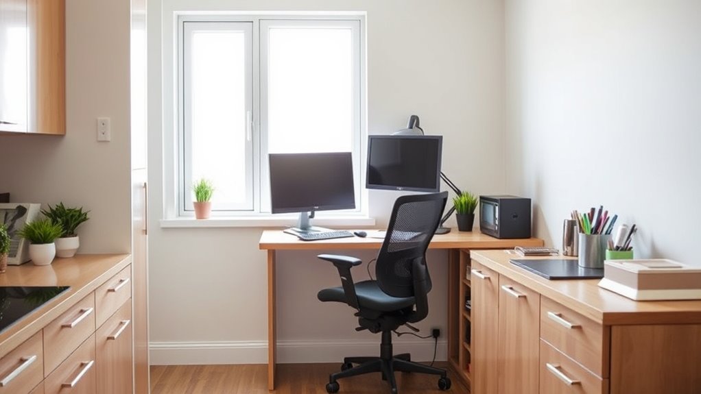 ergonomic lighting and setup