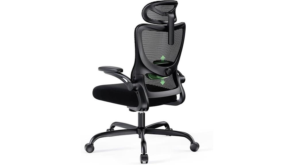 ergonomic office chair with headrest