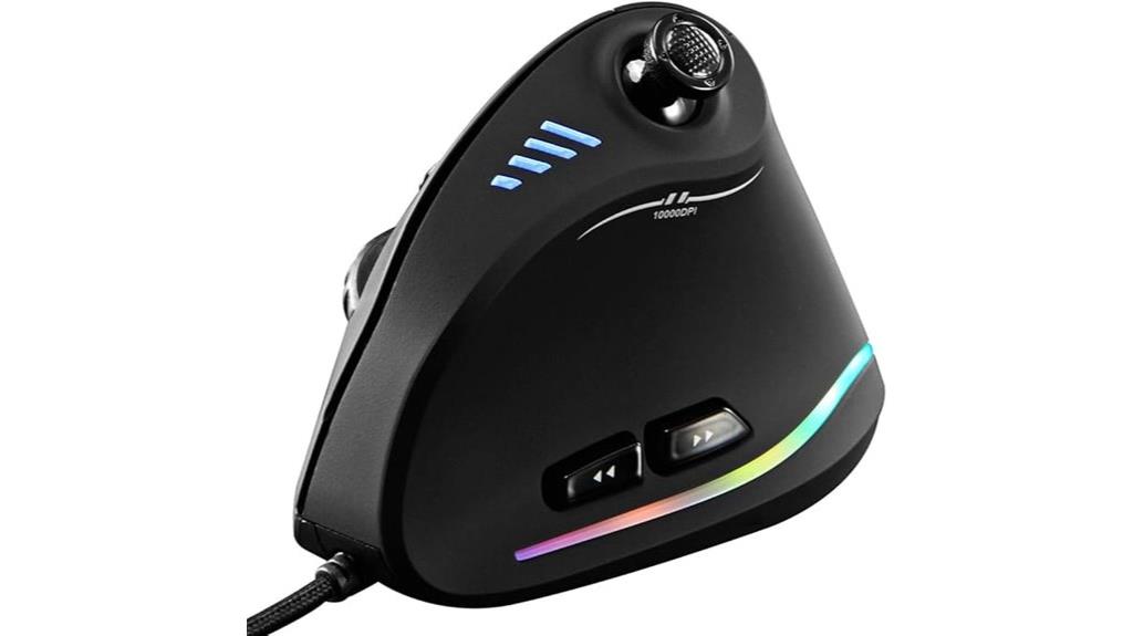 ergonomic rgb gaming mouse