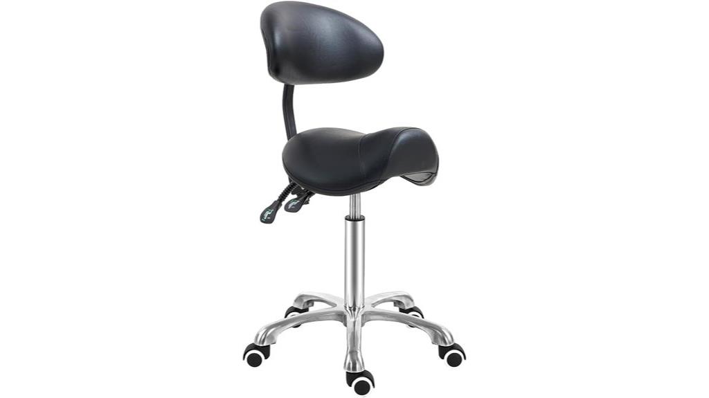 ergonomic saddle office chair