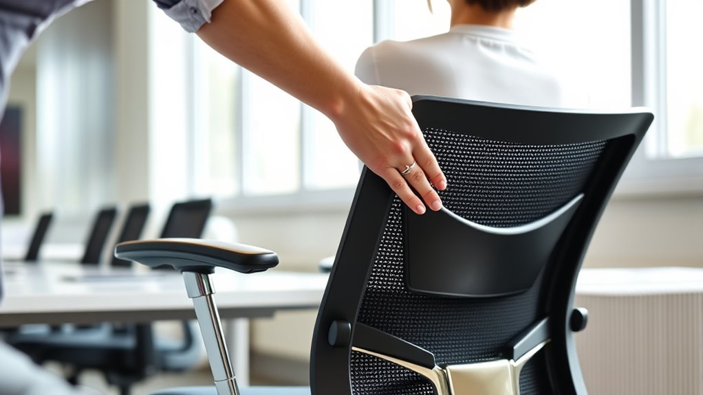 evaluate chair support and comfort