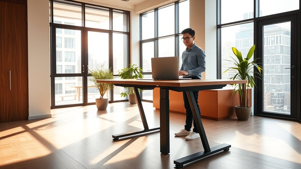 evaluating standing desk benefits
