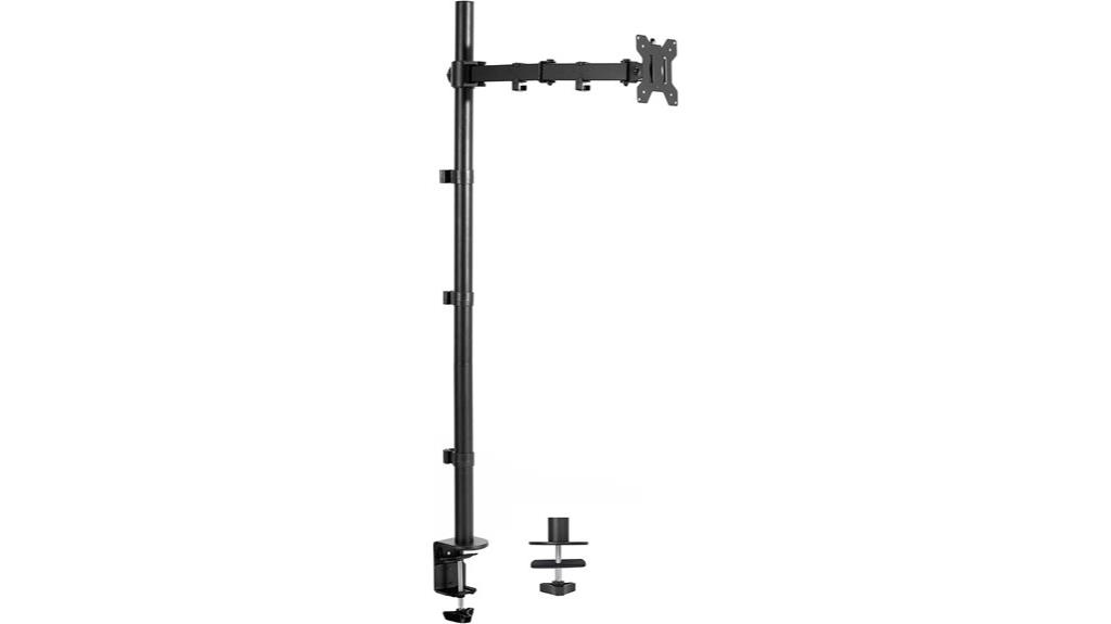 extra tall single monitor mount