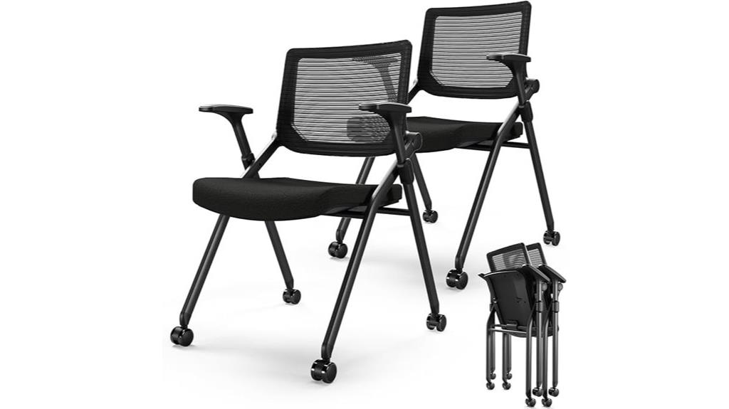 foldable office chair set