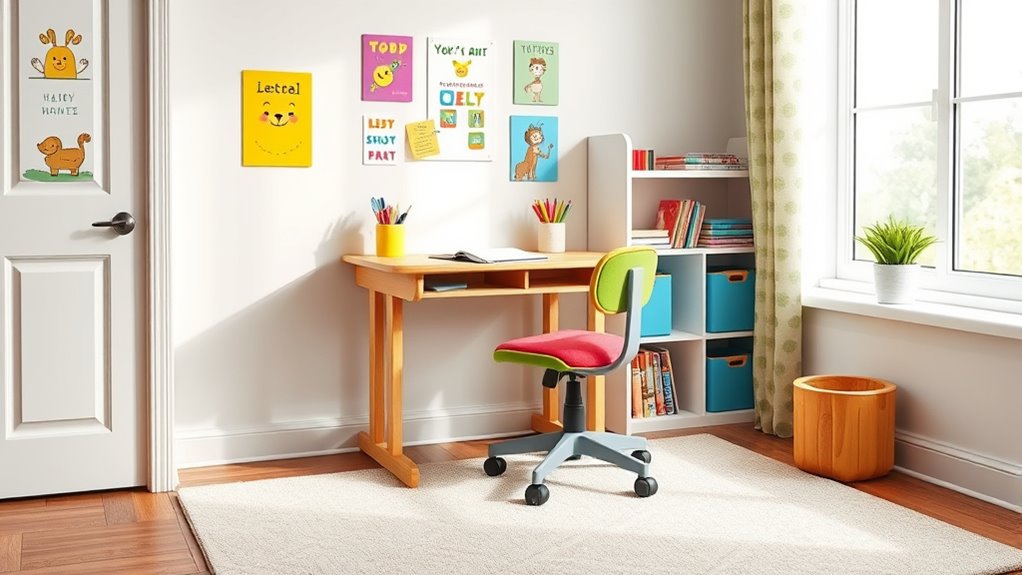 fun ergonomic kids homework station