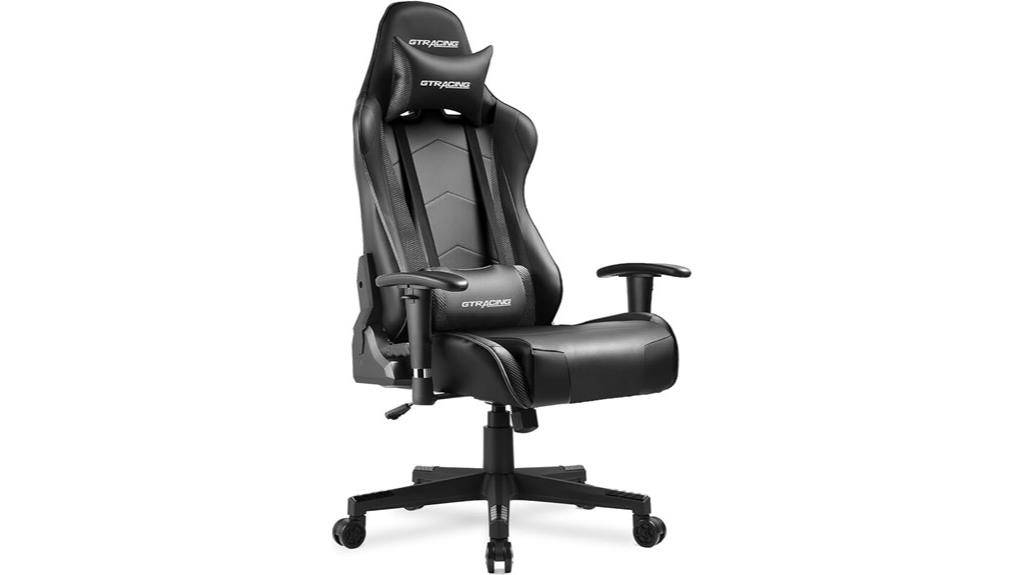 gaming chair with pillows