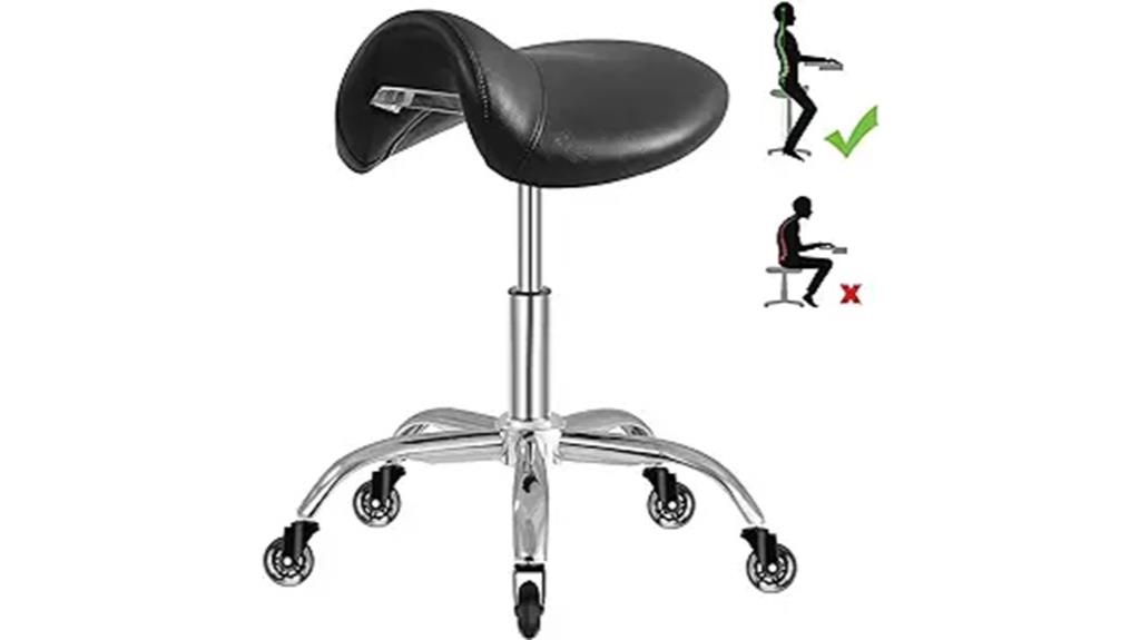 heavy duty black saddle