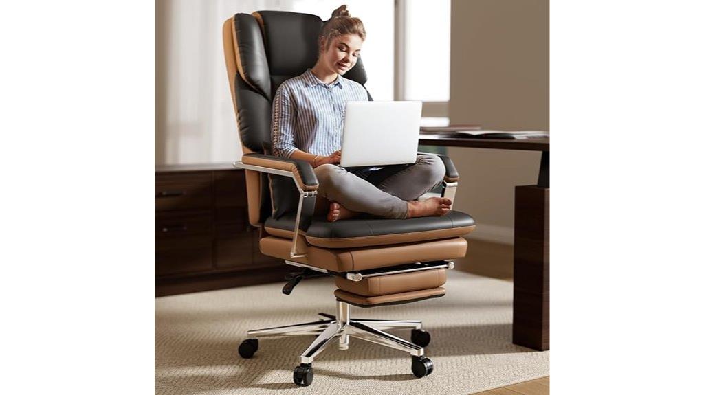 heavy duty reclining office chair