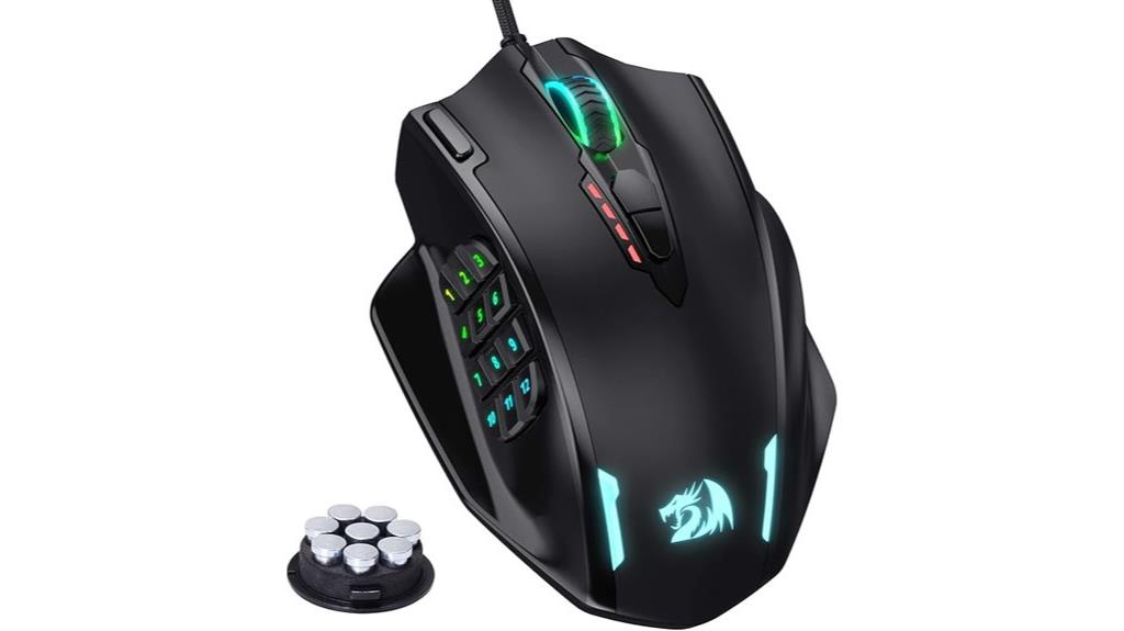 high precision rgb mmo mouse