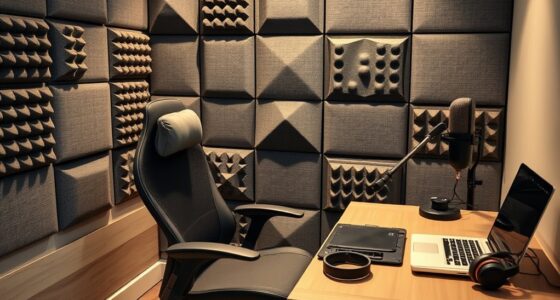 home ergonomic podcast workspace