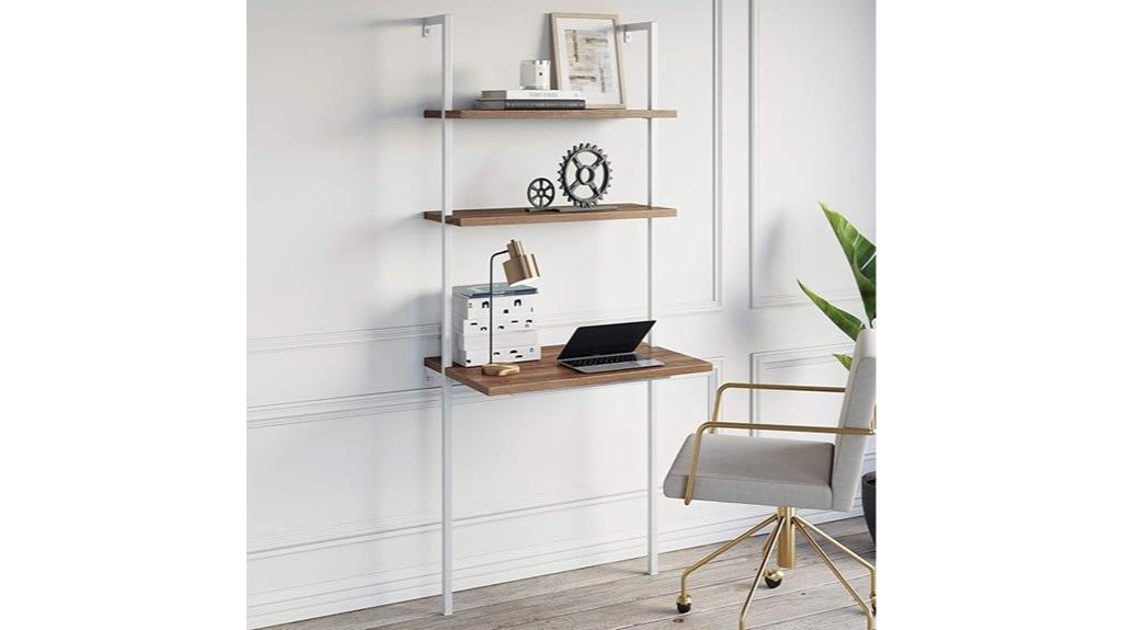 industrial wall mount desk