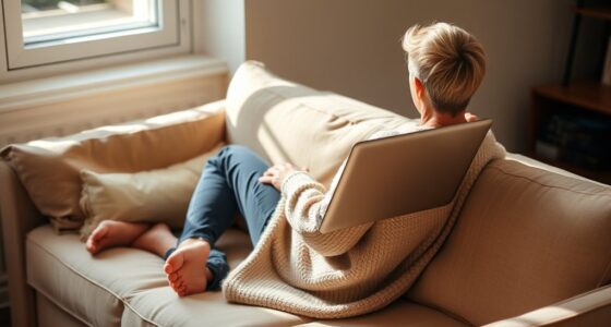 keep upright while couchworking