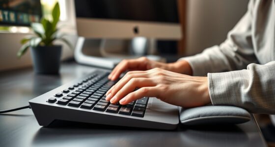 keyboard choice reduces wrist pain