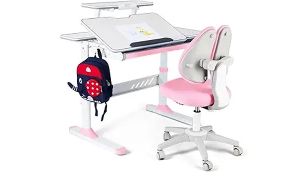 kids study desk chair