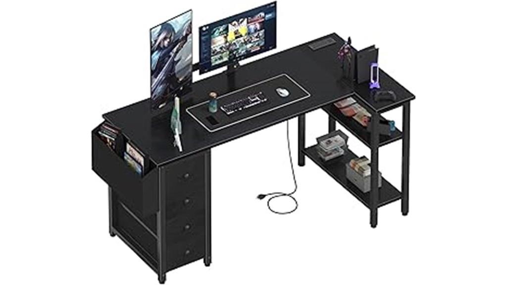 l shaped gaming desk
