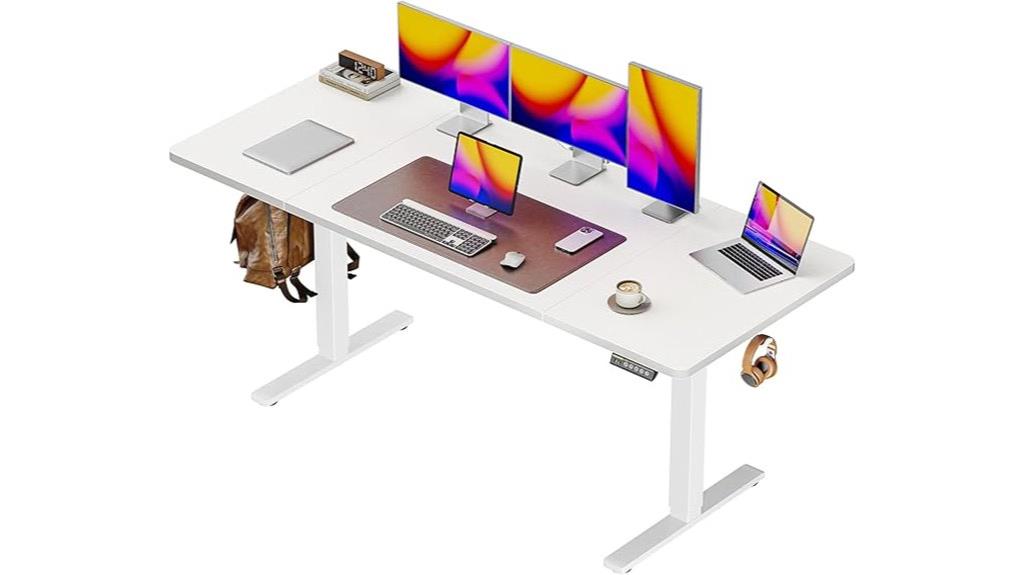 large electric standing desk