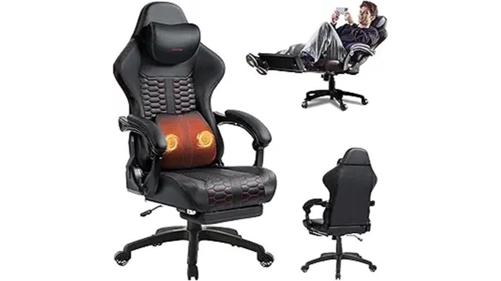 large ergonomic gaming chair