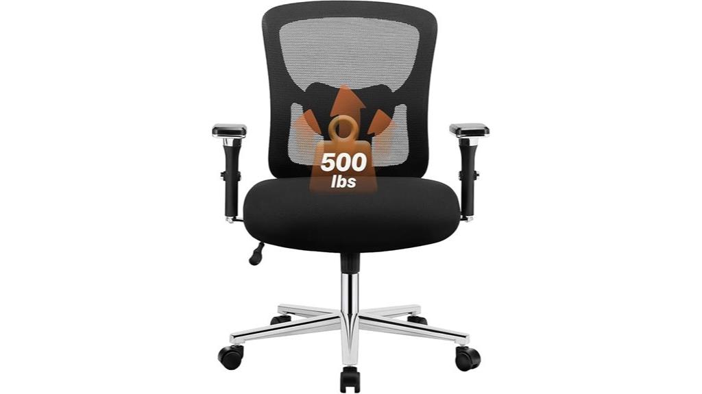 large supportive office chair