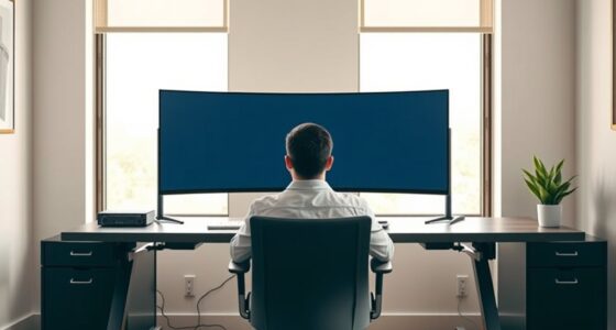 maintain proper monitor distance
