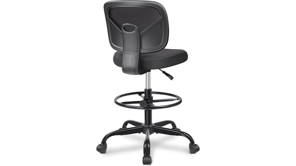 mesh back adjustable height