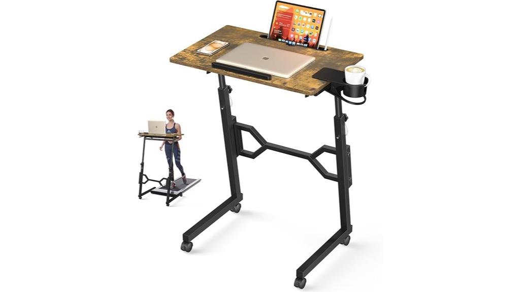 mobile compact standing desk