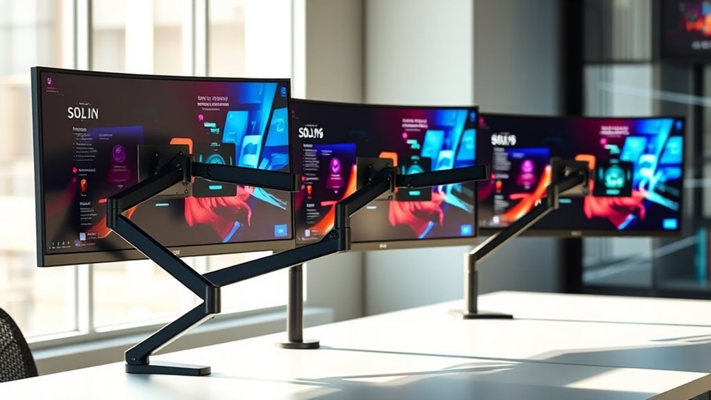 monitor arm compatibility considerations