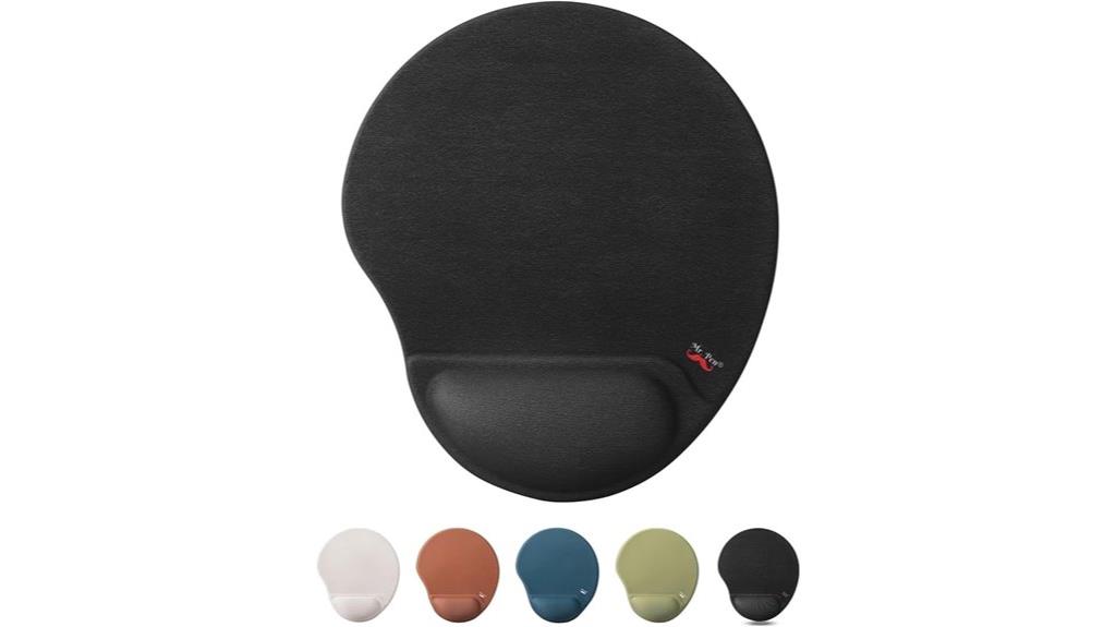 mouse pad with wrist support