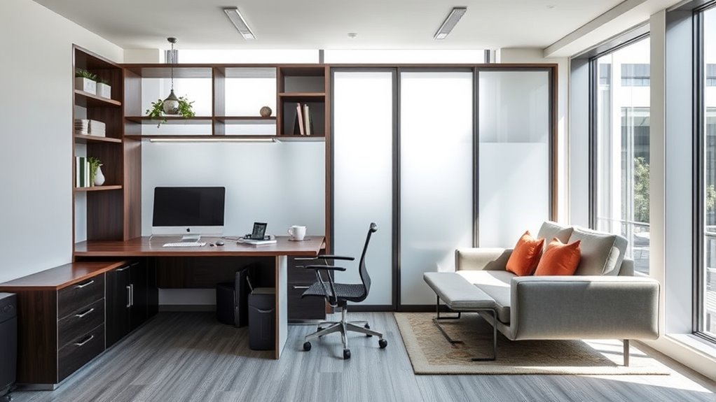 multi functional furniture zones