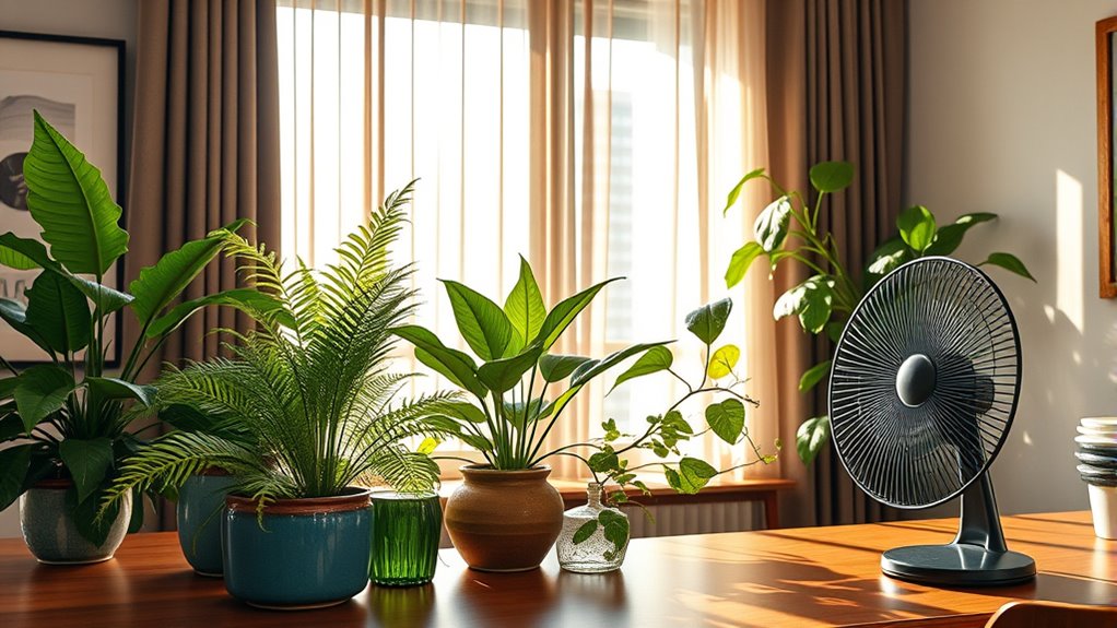 natural cooling through plants