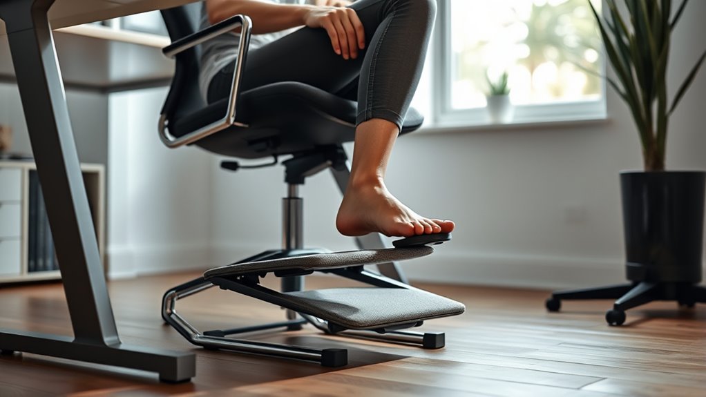 optimal ergonomic footrest height