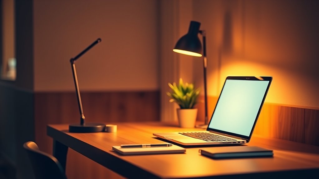 optimal home office lighting