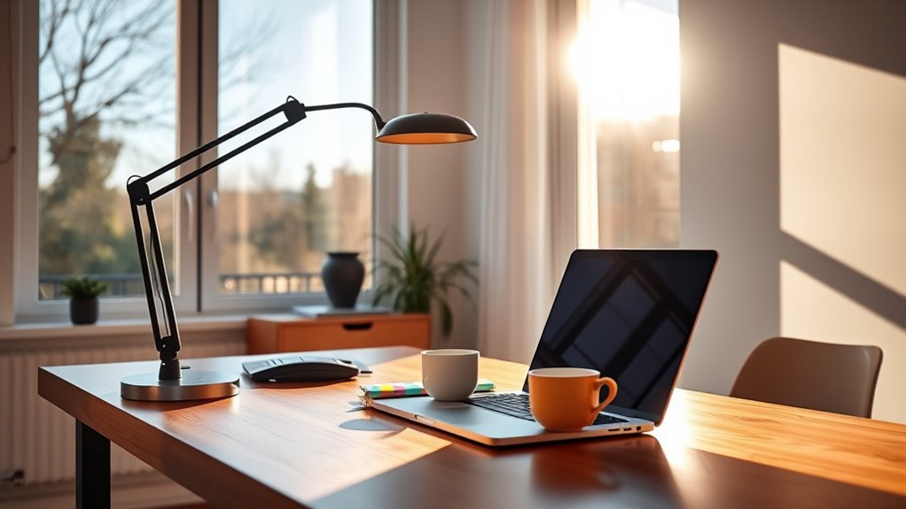 optimal home office lighting