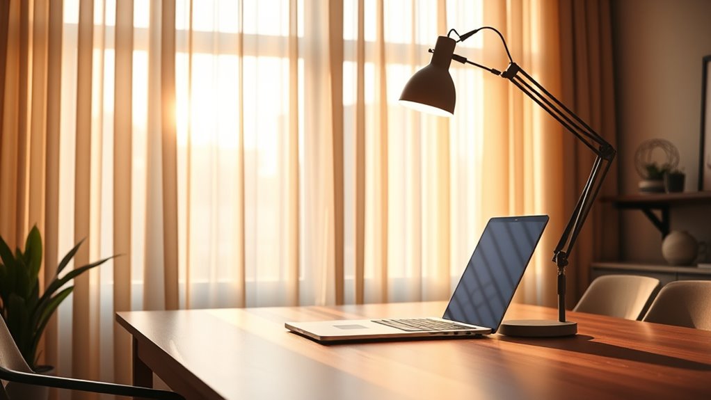 optimal home office lighting
