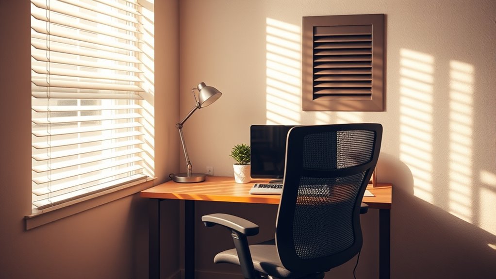 optimal lighting and airflow