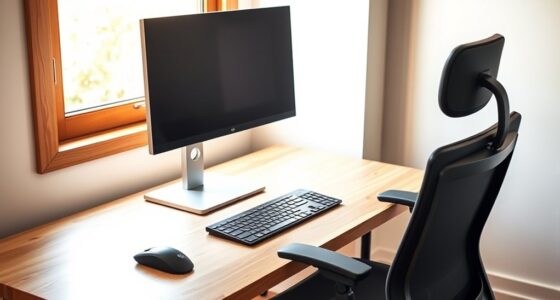 optimize desk ergonomics