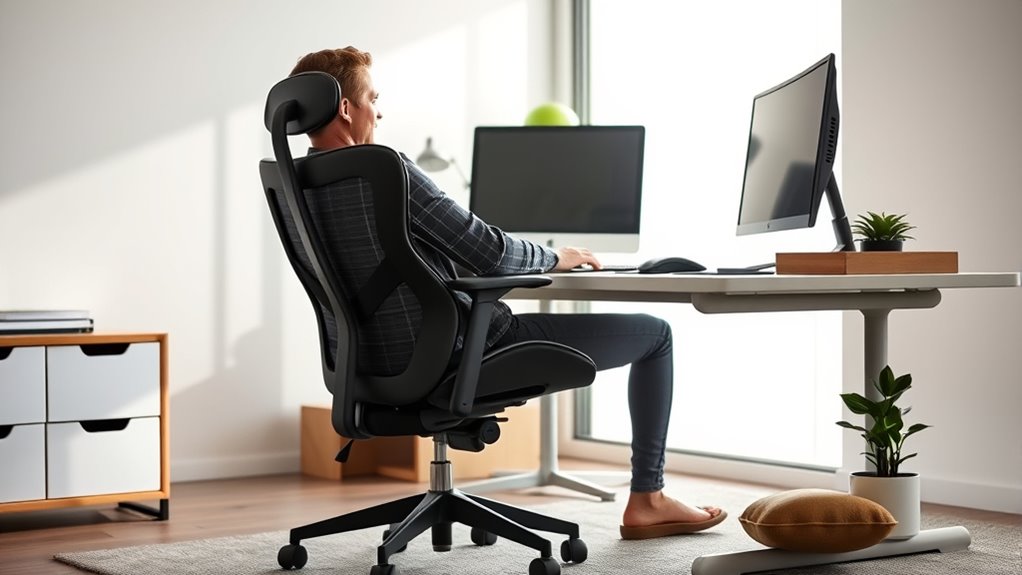 organized ergonomic teaching space