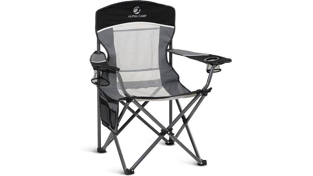 oversized mesh camping chair