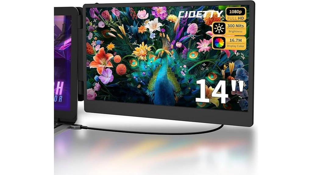 portable 14 dual monitor