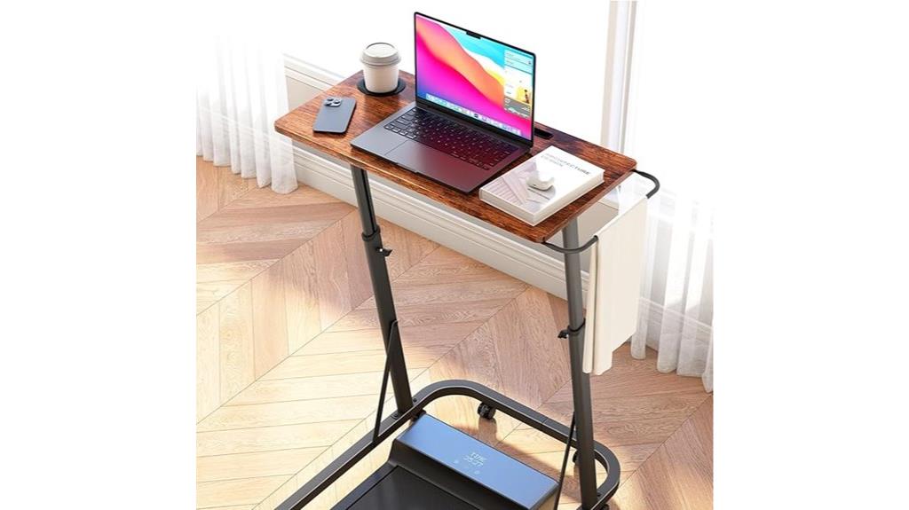 portable adjustable treadmill desk