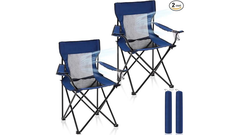 portable cooling camping chairs