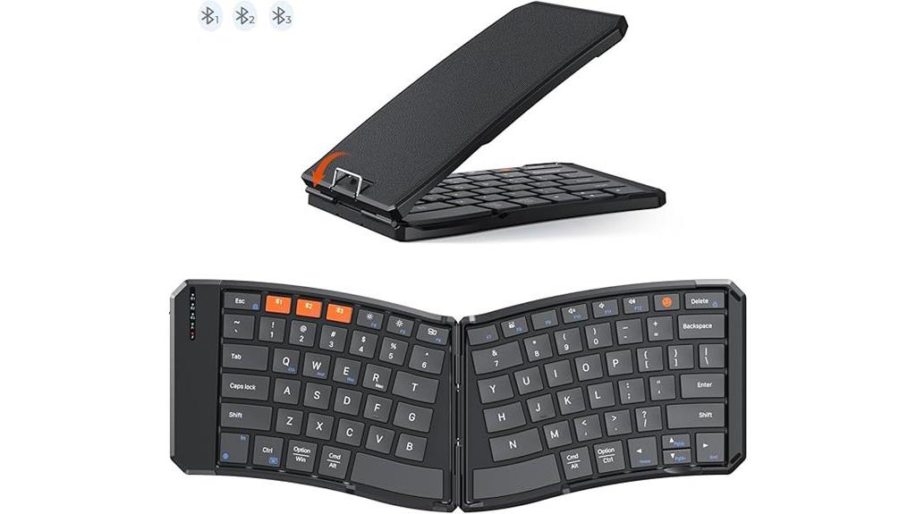 portable ergonomic travel keyboard