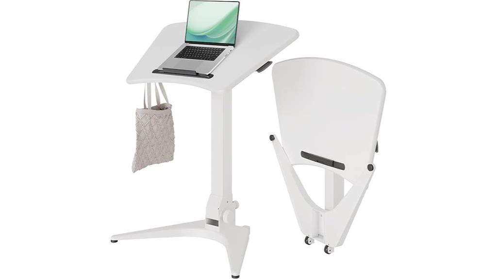 portable mobile standing desk