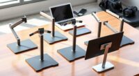 portable travel monitor stands