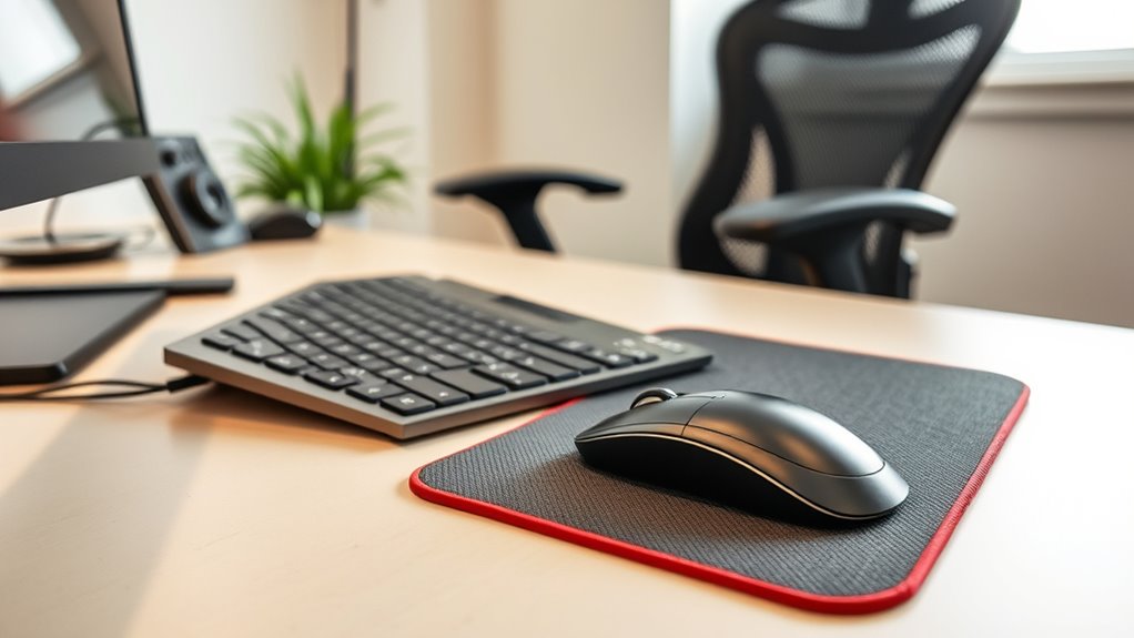 proper ergonomic workstation setup