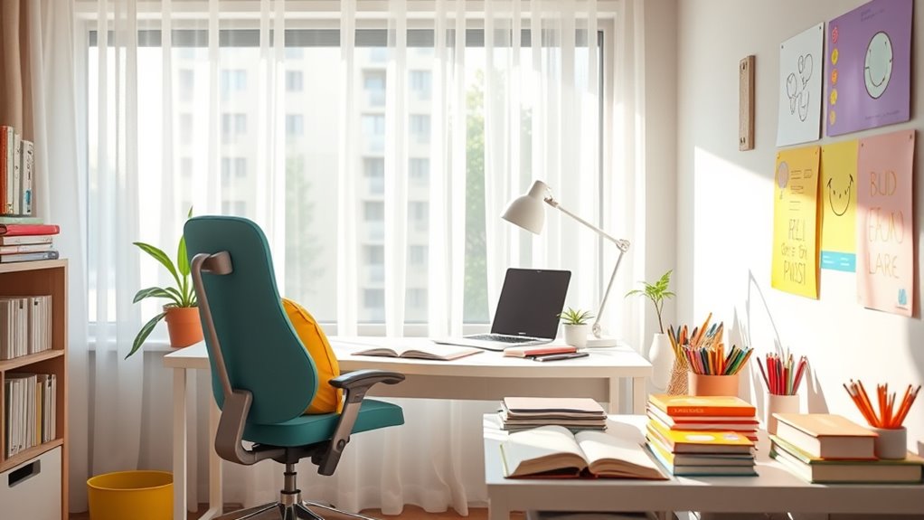 proper lighting prevents eye strain