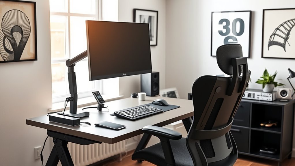 proper monitor ergonomic setup