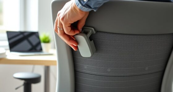 proper office chair adjustment