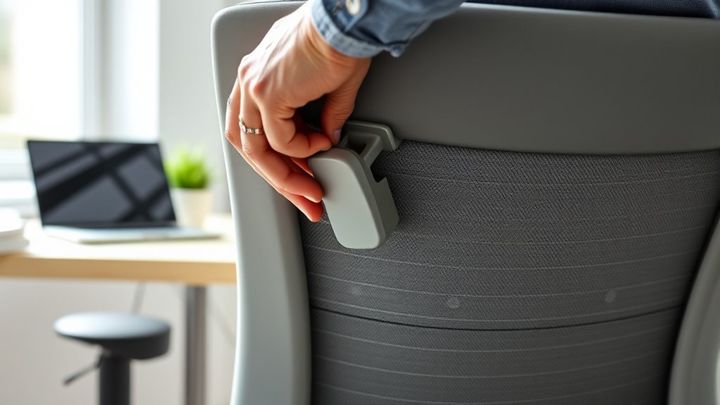 proper office chair adjustment